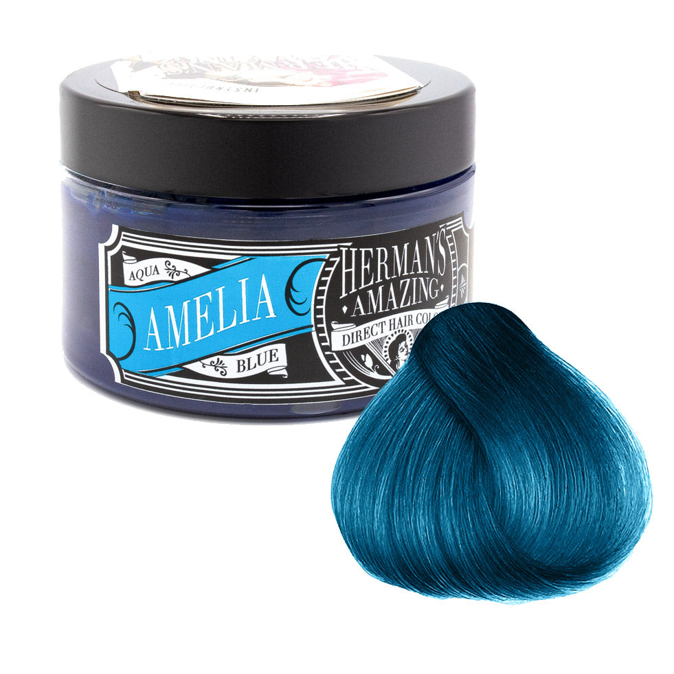 Hermans Hårfarve Amelia Aqua Blue (115ml)