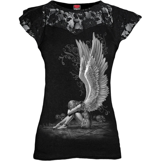 Tops - Short Sleeve Spiral Enslaved Angel
