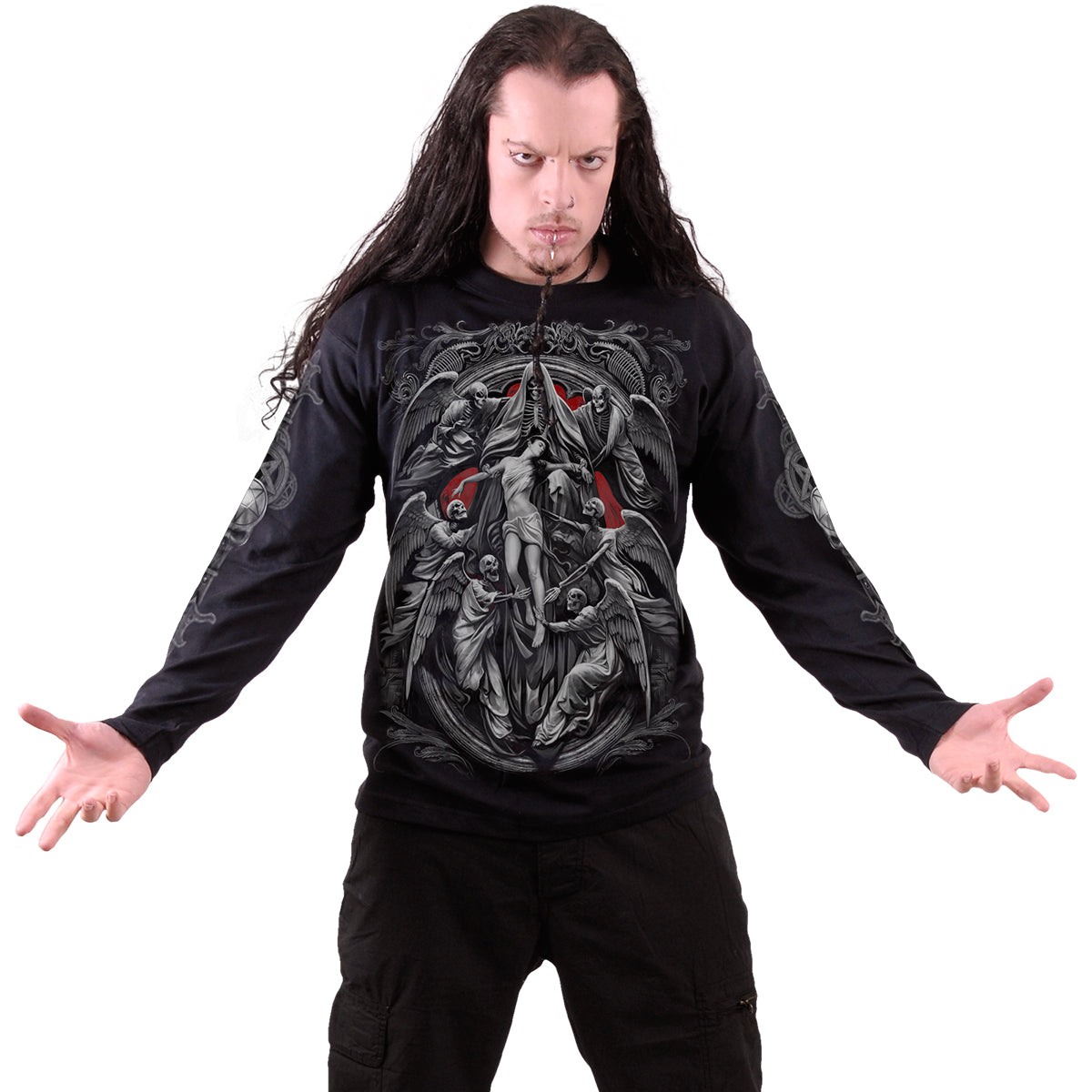 Langærmet T-shirt Spiral Reaper's Door