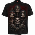 Indlæs billede i Gallery viewer, T-shirt Spiral Faces Of Goth