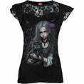 Load image into Gallery viewer, Tops - Short Sleeve Spiral Goth Familiar