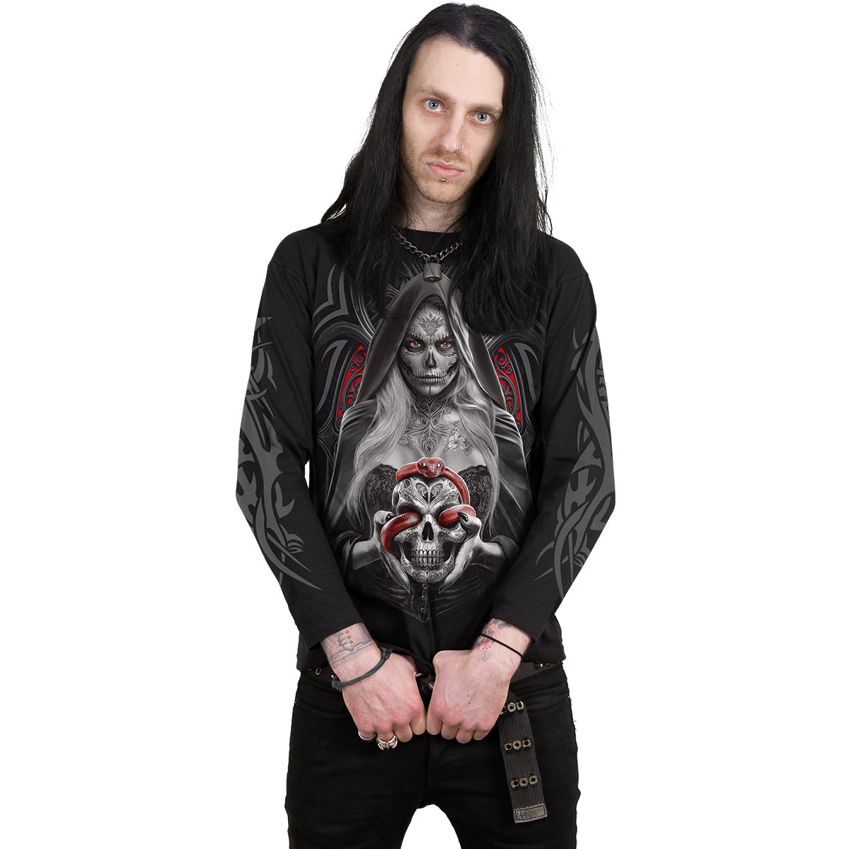 Langærmet T-shirt Spiral High Priestess