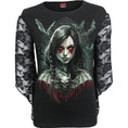 Indlæs billede i Gallery viewer, Langærmet T-shirt Spiral Hallow's Eve
