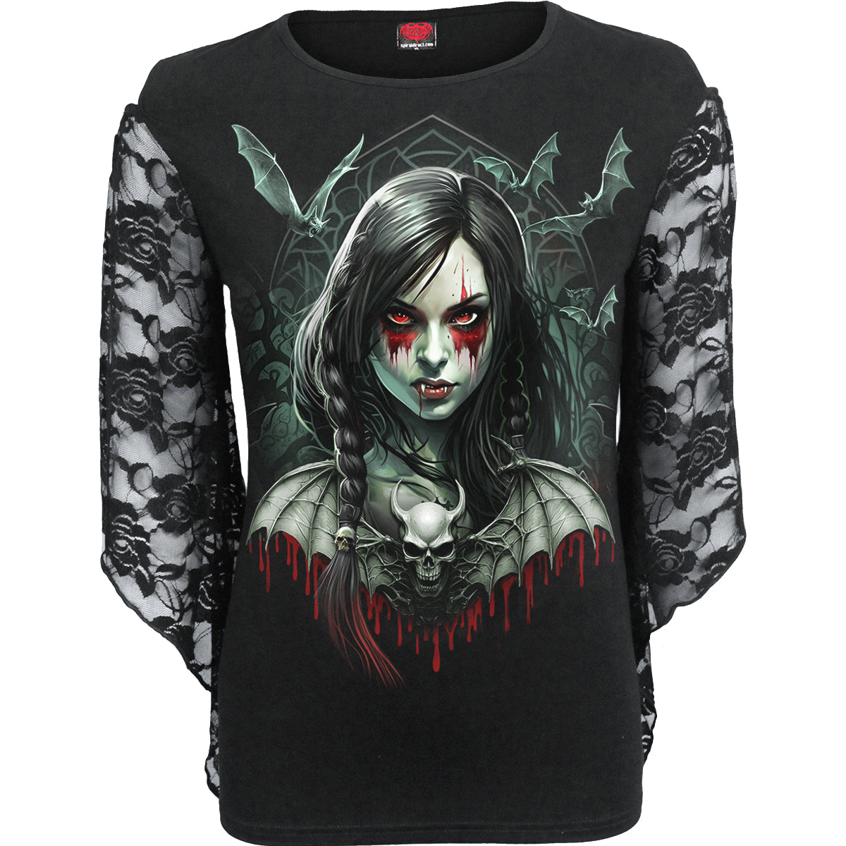 Langærmet T-shirt Spiral Hallow's Eve