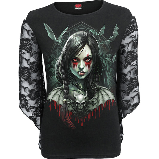 Langærmet T-shirt Spiral Hallow's Eve