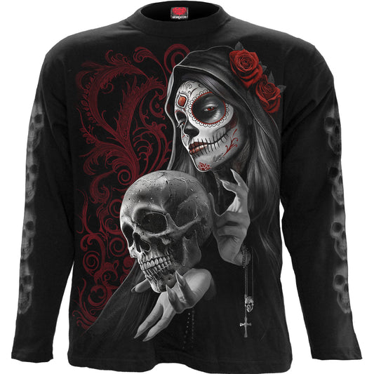 Langærmet T-shirt Spiral Love Is Dead