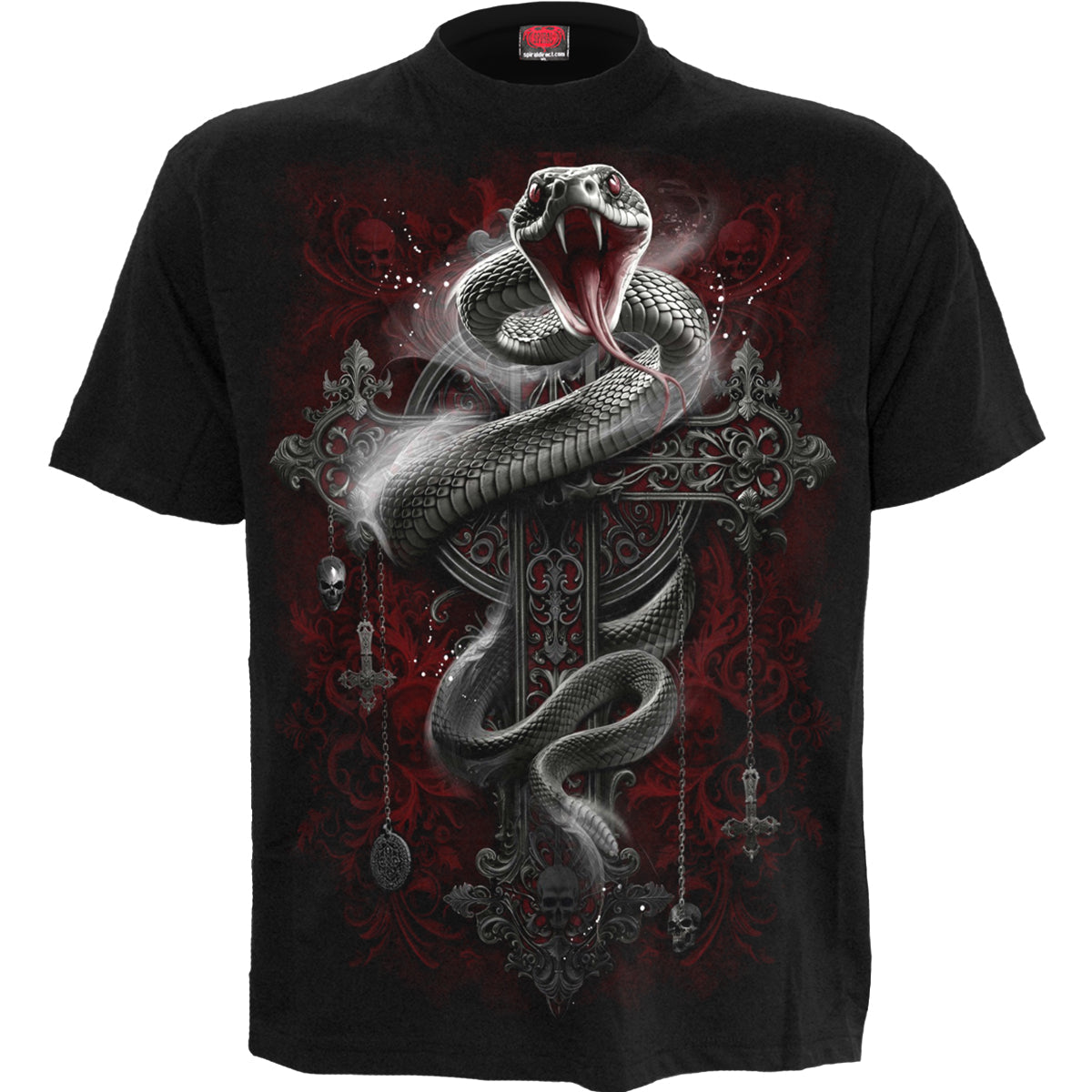 T-shirt Spiral Gothic Serpent