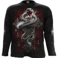 Indlæs billede i Gallery viewer, Langærmet T-shirt Spiral Gothic Serpent