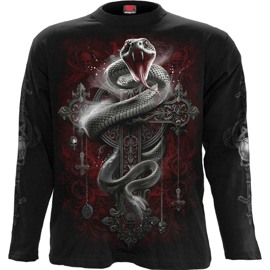 Langærmet T-shirt Spiral Gothic Serpent