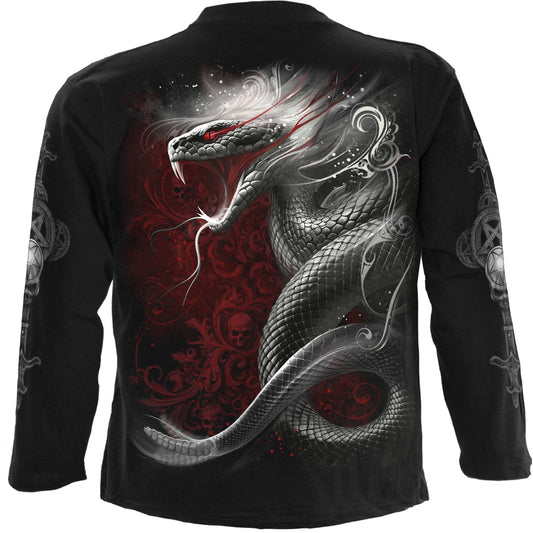Langærmet T-shirt Spiral Gothic Serpent