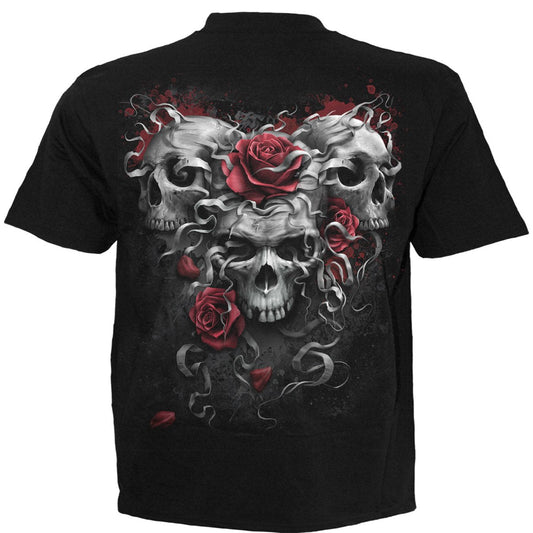 T-shirt Spiral Skulls N Roses