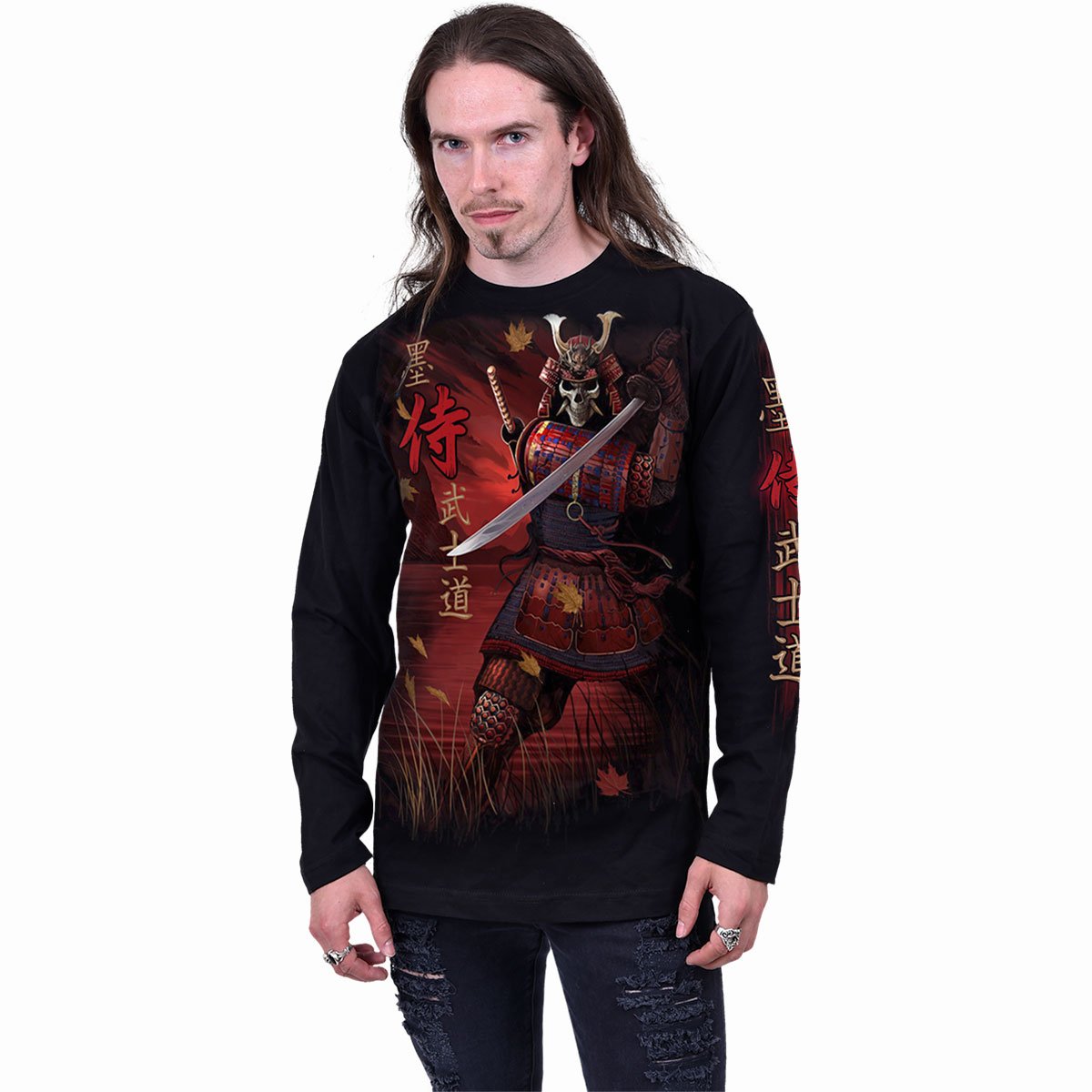 Langærmet T-shirt Spiral Samurai