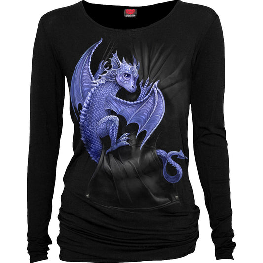 Langærmet T-shirt Spiral Pocket Dragon