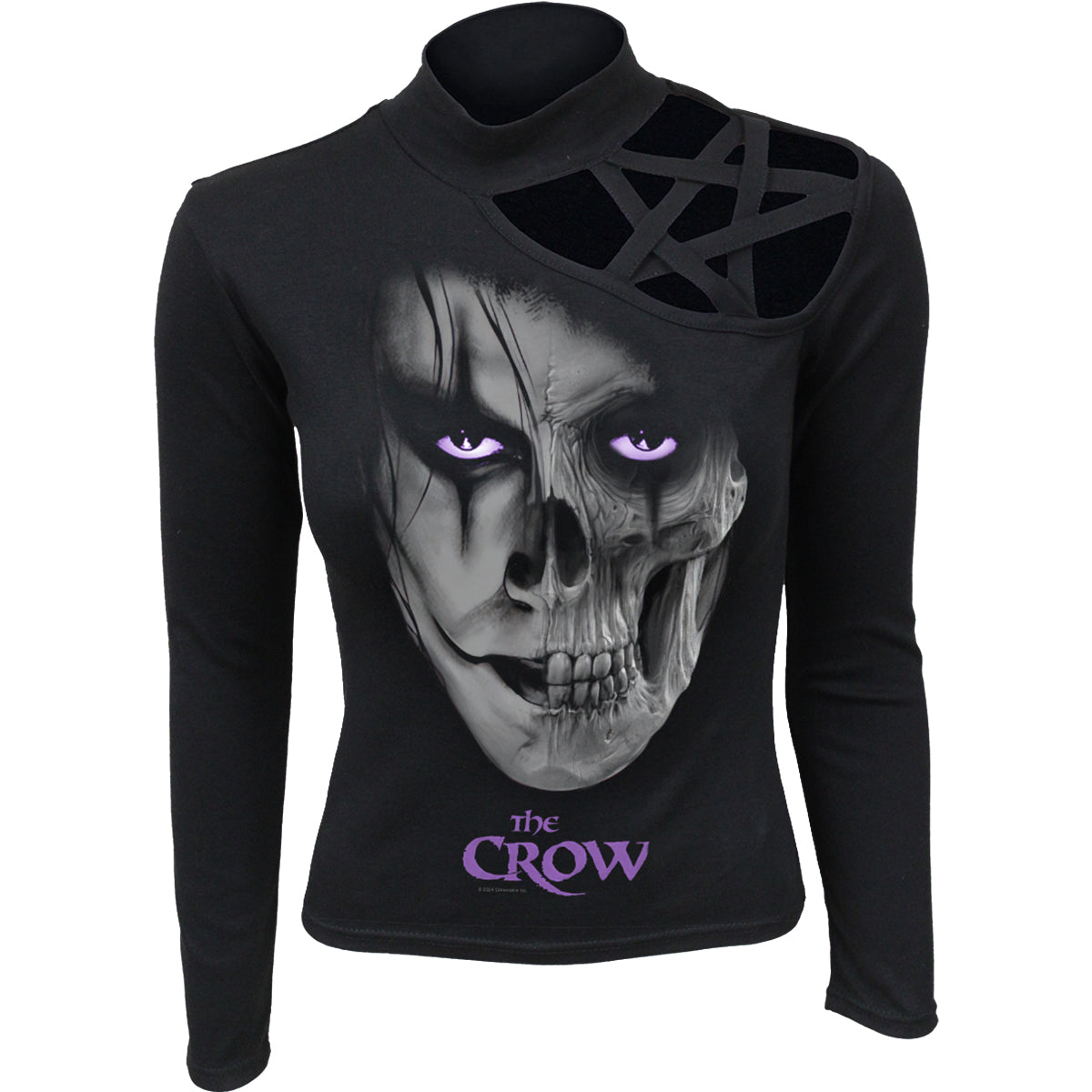 Langærmet T-shirt Spiral The Crow