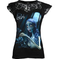 Load image into Gallery viewer, Tops - Short Sleeve Spiral Corpse Bride