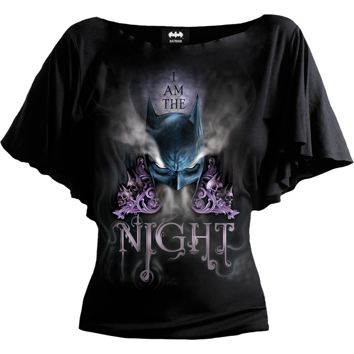 Tops - Short Sleeve Spiral Batman