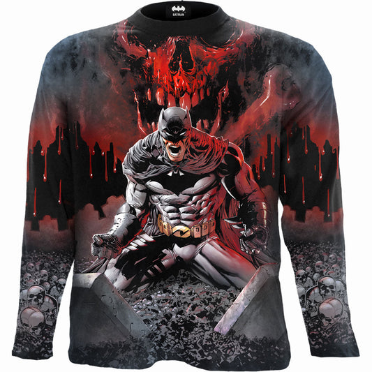 Langærmet T-shirt Spiral Batman