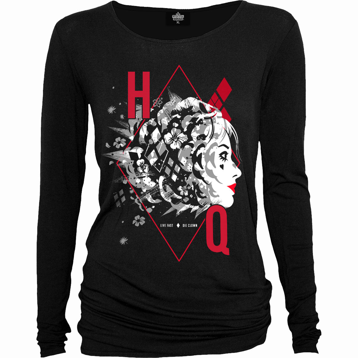 Langærmet T-shirt Spiral Harley Quinn