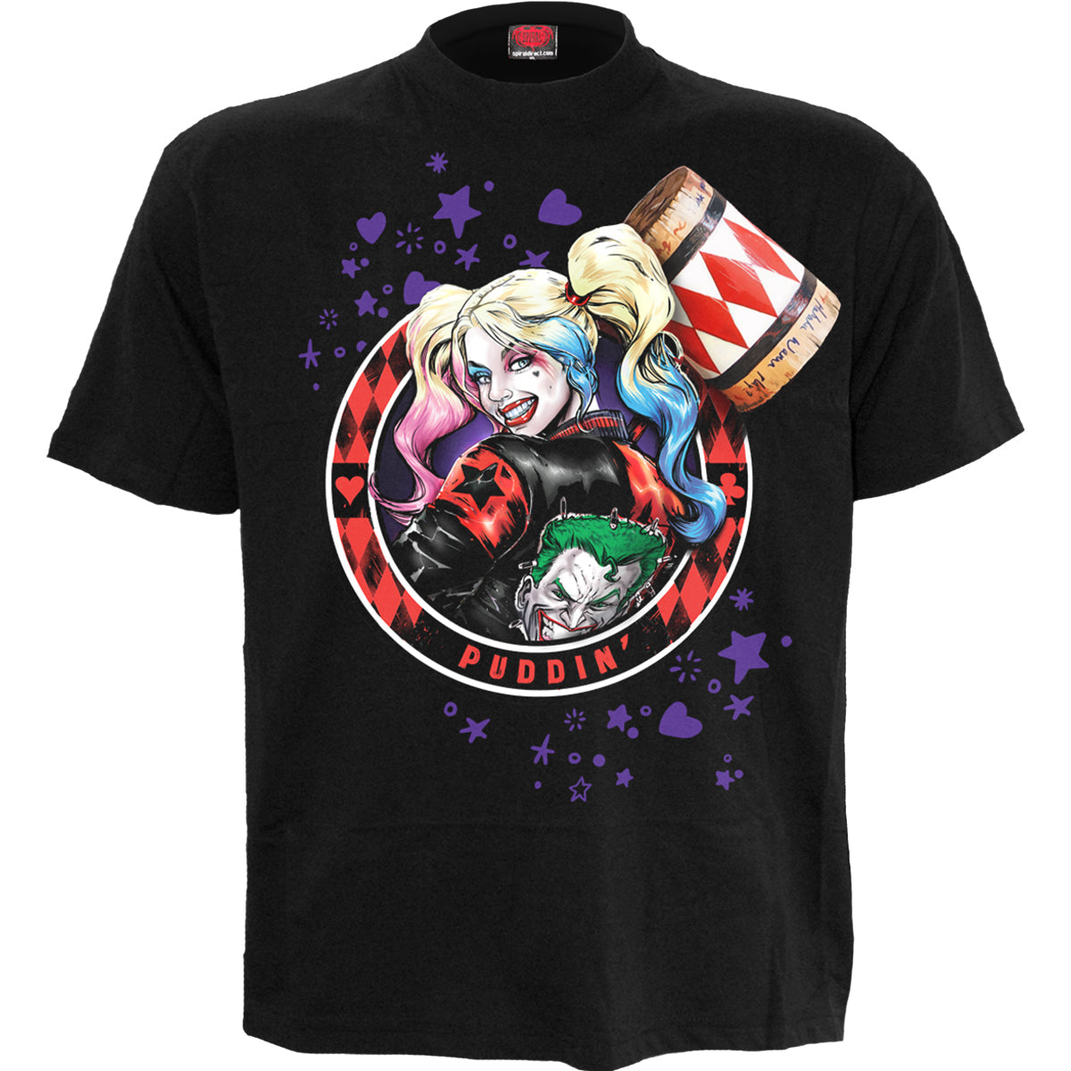 T-shirt Spiral Harley Quinn