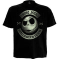 Load image into Gallery viewer, T-shirt Spiral Nightmare Before Xmas -Jack Crest (Glow)