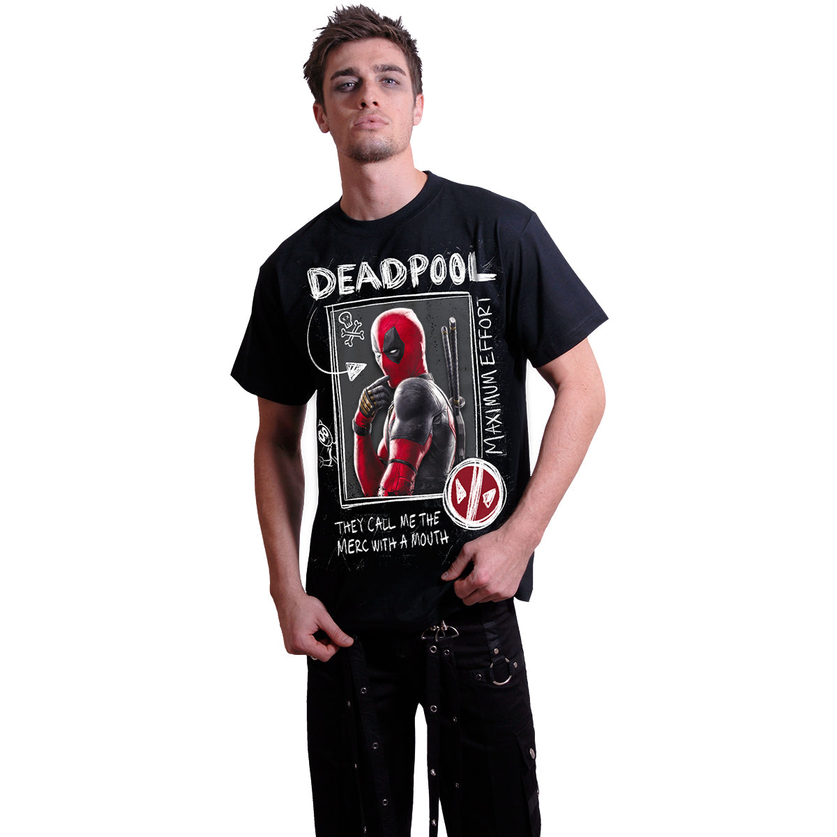 T-shirt Spiral Deadpool