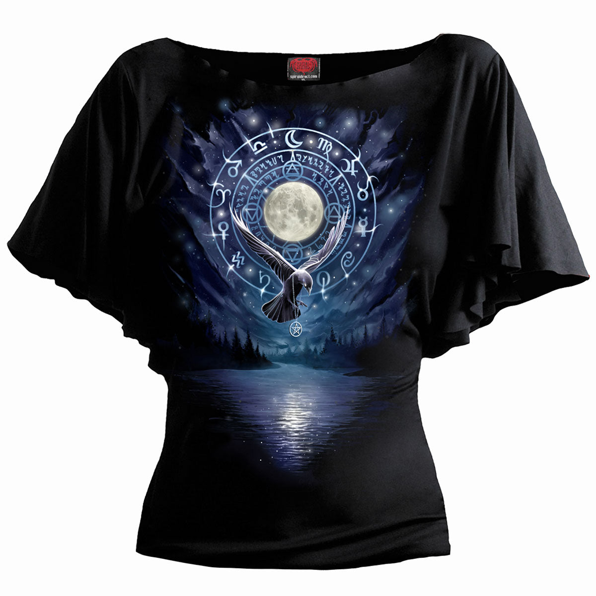 Tops - Short Sleeve Spiral Witchcraft