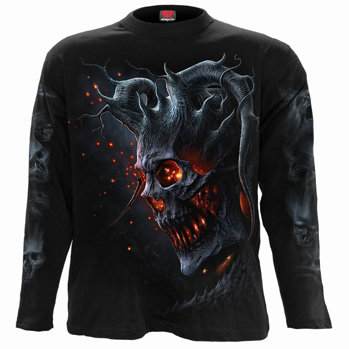 Langærmet T-shirt Spiral Death Embers