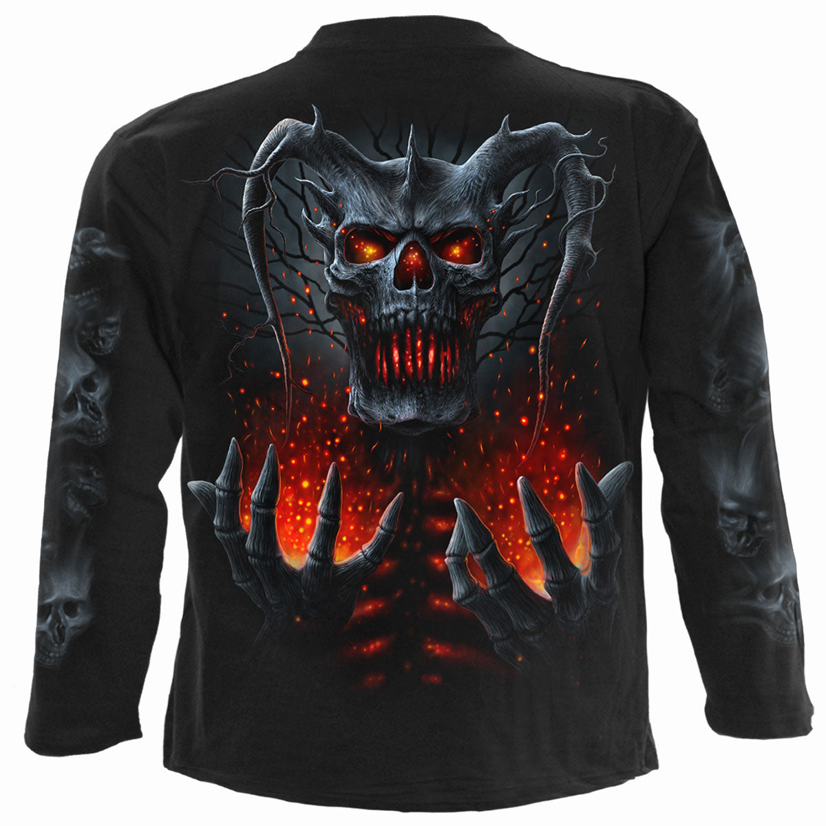 Langærmet T-shirt Spiral Death Embers