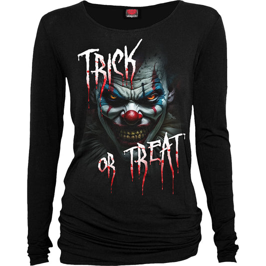 Langærmet T-shirt Spiral Trick Or Treat