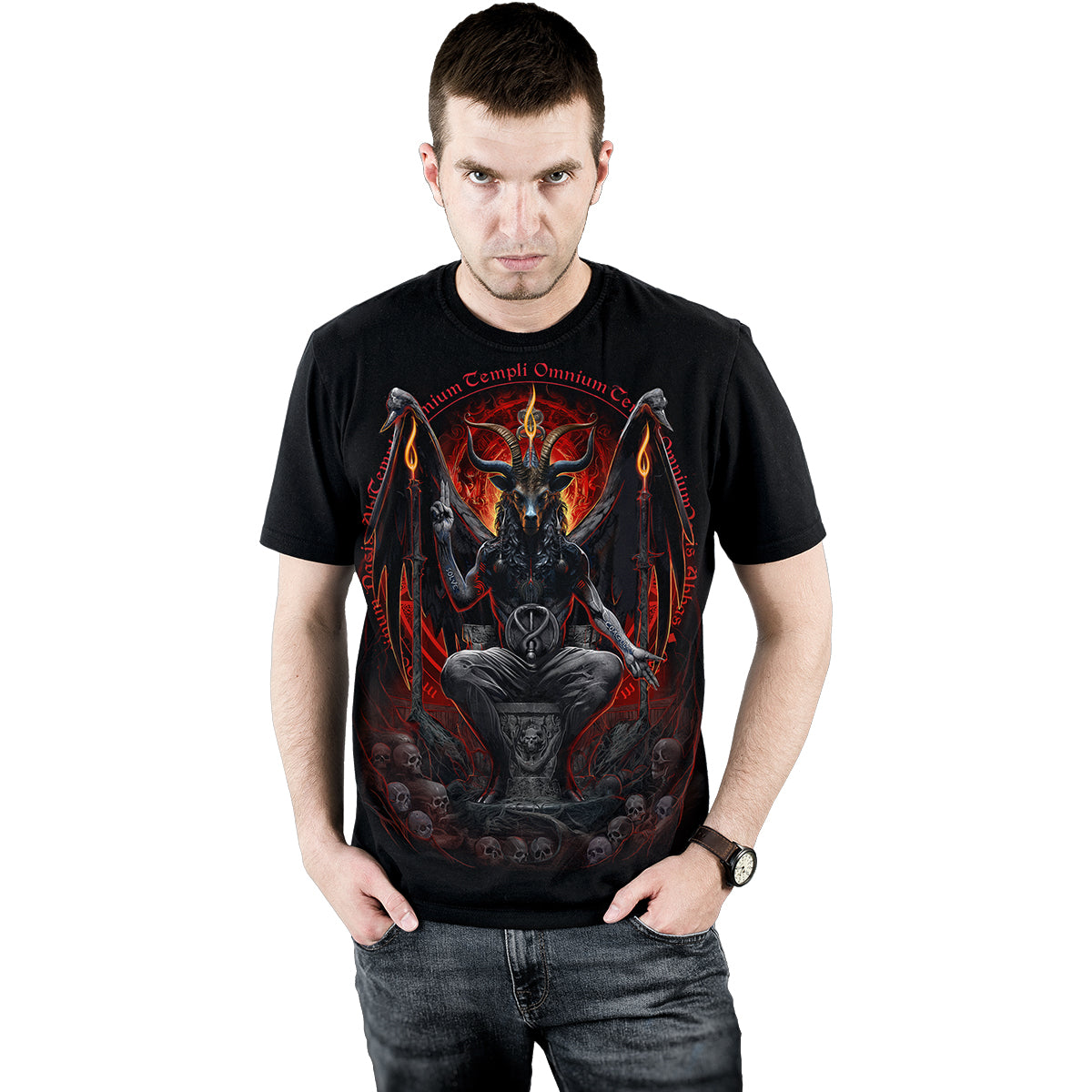 T-shirt Spiral Baphomet