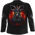 Indlæs billede i Gallery viewer, Langærmet T-shirt Spiral Baphomet