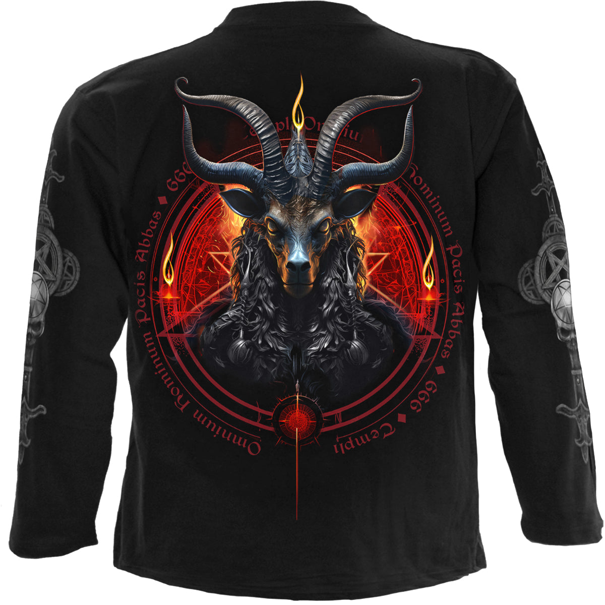 Langærmet T-shirt Spiral Baphomet