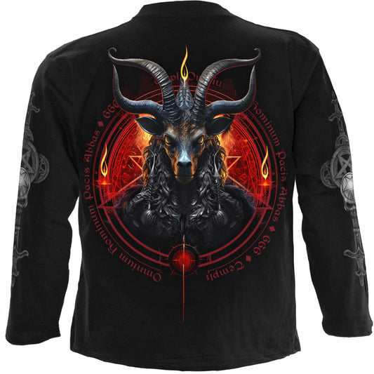 Langærmet T-shirt Spiral Baphomet