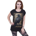 Load image into Gallery viewer, Tops - Short Sleeve Spiral Raven Wise