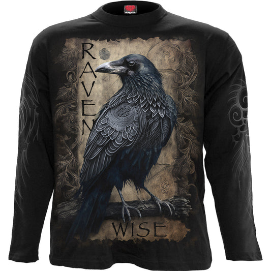 Langærmet T-shirt Spiral Raven Wise