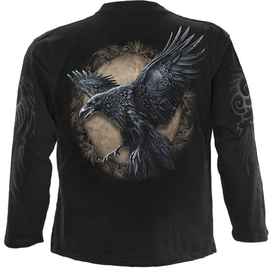 Langærmet T-shirt Spiral Raven Wise
