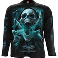 Indlæs billede i Gallery viewer, Langærmet T-shirt Spiral Ghost Skull