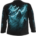 Indlæs billede i Gallery viewer, Langærmet T-shirt Spiral Ghost Skull