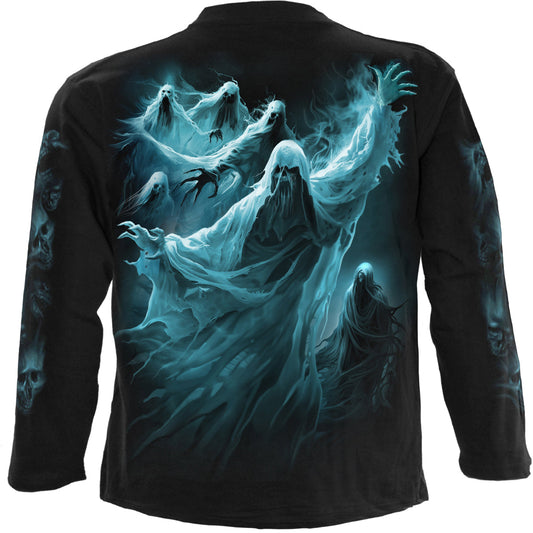 Langærmet T-shirt Spiral Ghost Skull