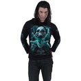 Indlæs billede i Gallery viewer, Langærmet T-shirt Spiral Ghost Skull