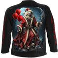 Indlæs billede i Gallery viewer, Langærmet T-shirt Spiral Santa Clown