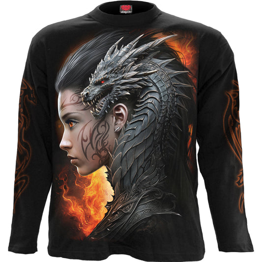 Langærmet T-shirt Spiral Draco Queen
