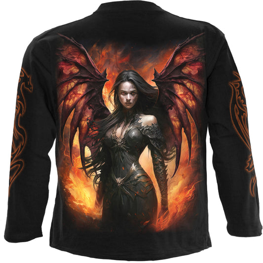 Langærmet T-shirt Spiral Draco Queen