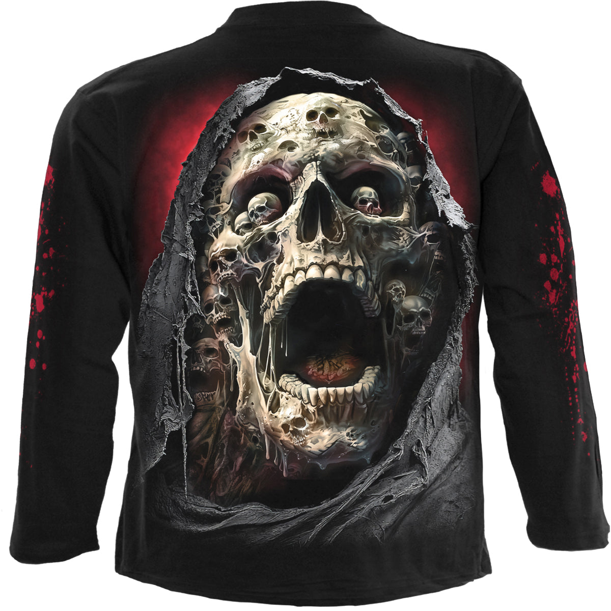 Langærmet T-shirt Spiral Screaming Death