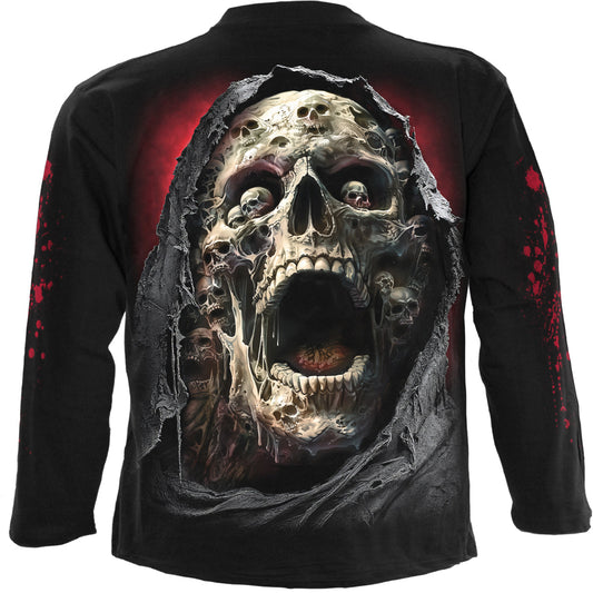 Langærmet T-shirt Spiral Screaming Death