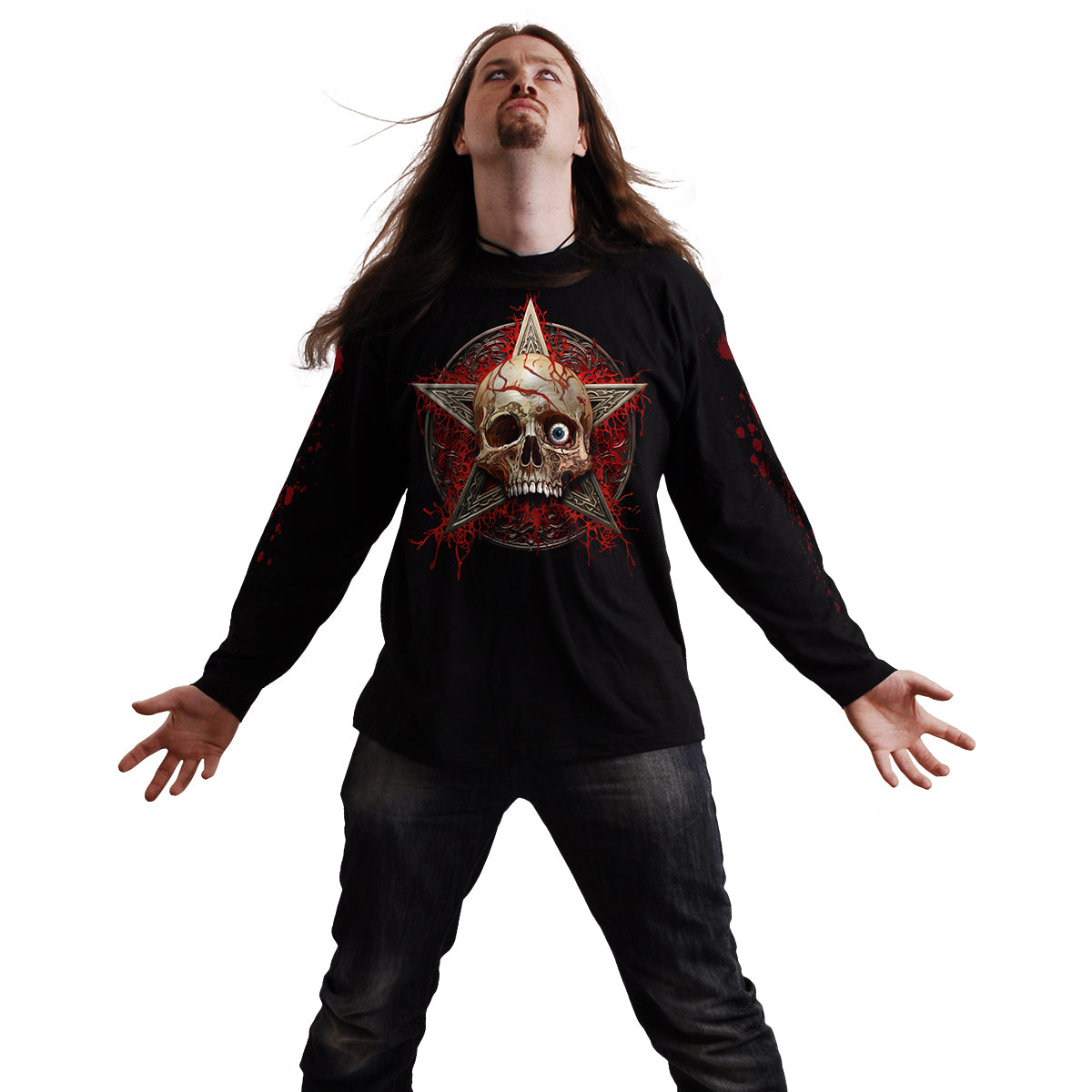 Langærmet T-shirt Spiral Creeping Curse