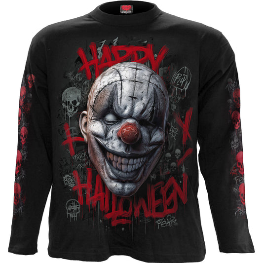 Langærmet T-shirt Spiral Happy Horroween