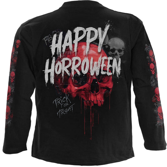 Langærmet T-shirt Spiral Happy Horroween