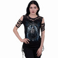 Load image into Gallery viewer, Tops - Short Sleeve Spiral Caged Angel