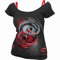 Load image into Gallery viewer, Tops - Short Sleeve Spiral Infinity Dragons
